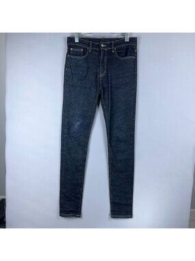 MNML Skinny Jeans Slim Fit Stretch High Rise Women Size 32  Dark Wash